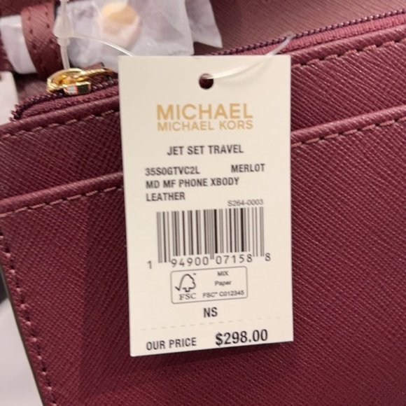 MICHAEL KORS Jet Set Travel Medium Phone Xbody - Picture 6 of 11